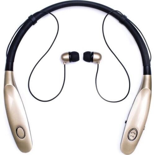 Magnetic Design Neckband Sports Headset Bluetooth Wireless Earphone HBS900S With Long Battery life