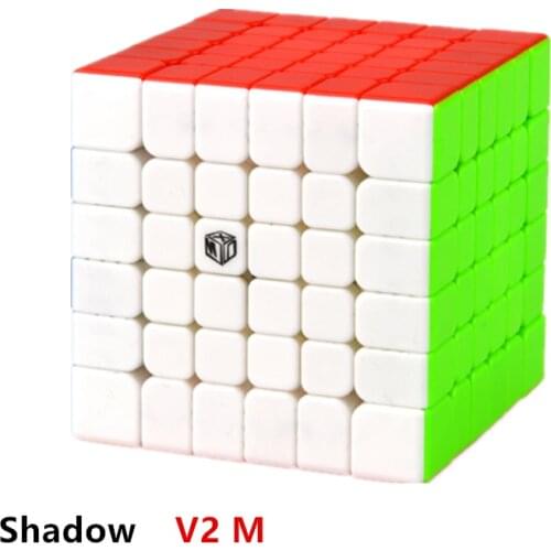 Qiyi X-Man Shadow V2 M 6x6x6 Magnetic Magic Cube Qiyi 6x6 Magnetic Speed Cube XMD Shadow V2M 6x6 cubo magico Children Kids Gift