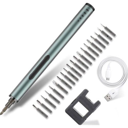 Mini Electric Screwdriver Rechargeable Cordless Power Screw Driver Kit With LED Light Lithium Battery Electric Drill Power Tools