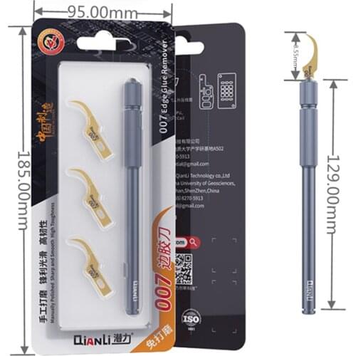QianLi ToolPlus 007 Multi-Function Ceramic Knife blades set one handle and 3 pcs blade Mobile Phone chip Motherboard Repair