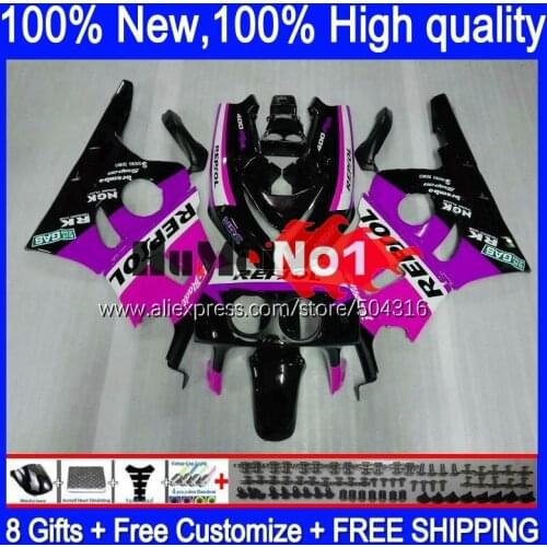 CBR400 RR For HONDA CBR 400 RR 400RR 1988 1989 1990 1991 1992 1993 136MC.96 CBR400RR NC23 88 89 90 91 92 93 Fairing pink glossy