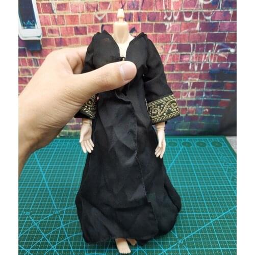 1/6 scale soldier witch robe cloak coat accessory for 12 inch action figure body