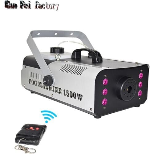 Fog Machine 1500W Remote Control DMX Stage Wash Effecting Dj Disco Beam Smoke For Wedding Party Stage Lampblack Equipment