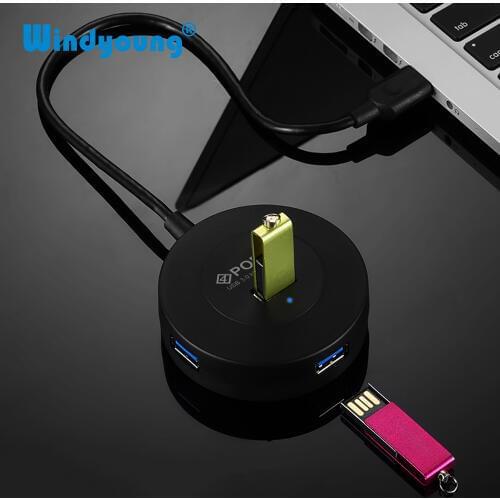 USB HUB 3.0 Multi USB-C 3.0 HUB Splitter 3.0/2.0 4 Ports Cable 30cm / 60cm Micro Multiple USB Port Expander for PC Computer
