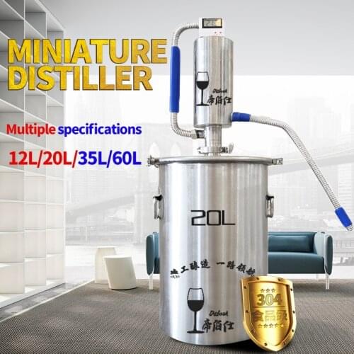 35L Moonshine Distiller Brewing Alcohol Mashine Home Brewing Liquor Brandy Bodka Distiller ，Comprises Brewing Accessories