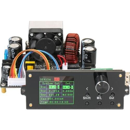 DPX Series 1.8" Color Screen Display CNC Adjustable Constant Voltage Power Supply Step-down Module Integrated Voltmeter Ammeter