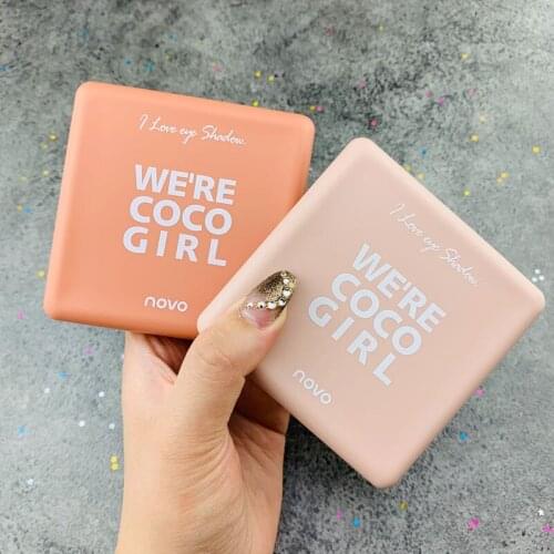 NOVO eye shadow disk 16 color Li Jiaqi recommended affordable eye shadow disk net red with the same pearl matte students beginne