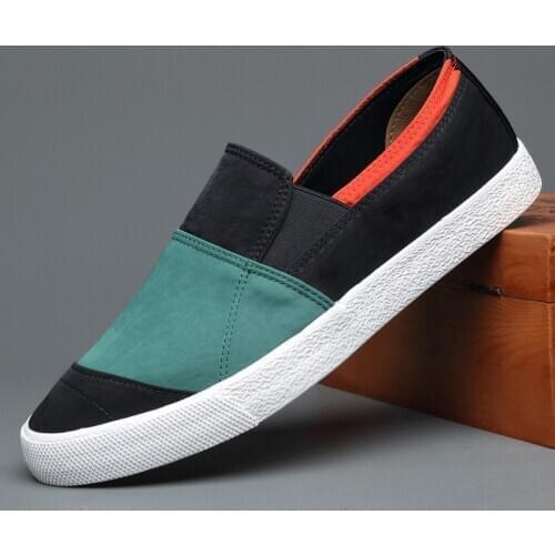 Men Classic Canvas Shoes Casual Sneakers Mens Lazy Shoes Moccasin Men Slip On Loafer Washed Denim Casual Flat Loafers ghn6