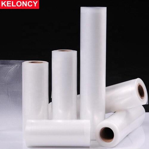 KELONCY Vacuum Bags For Food Vacuum Sealer Food Fresh Long Keeping 15+17+20+22+25+28+30cm*500cm Rolls/Lot Bags For Vacuum Packer