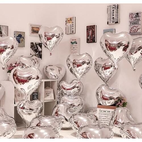 Heart Shaped Balloon Aluminum Film Balloon Party Balloon Birthday Wedding Celebration Home Decor