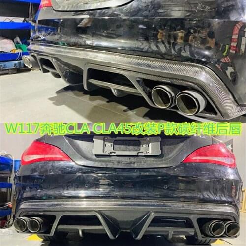 Sexy2021 Fit For Benz Its Cla220 Cla260 Cla45amg Refitted Carbon Fiber Small Enclosure r Type Lip Rear Spoiler