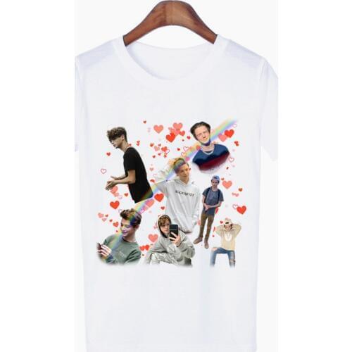 Payton Moormeier Harajuku Tshirt Women Casual Graphic 90s T-shirt Hip Hop Streetwear Unisex Tshirt Funny Cartoon Top Tees Female