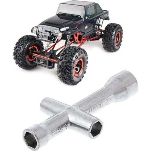 1Pc RC HSP 80132 Cross Wrench Sleeve 4/5/5.5/7mm Spanner M4 For Model Car Wheel Tool