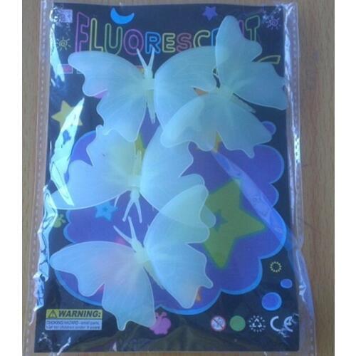 1 PACK Luminous Cartoon DIY Switch Sticker Wall Sticker Decoration Fluorescent Living Room Children Room Home Decor F2