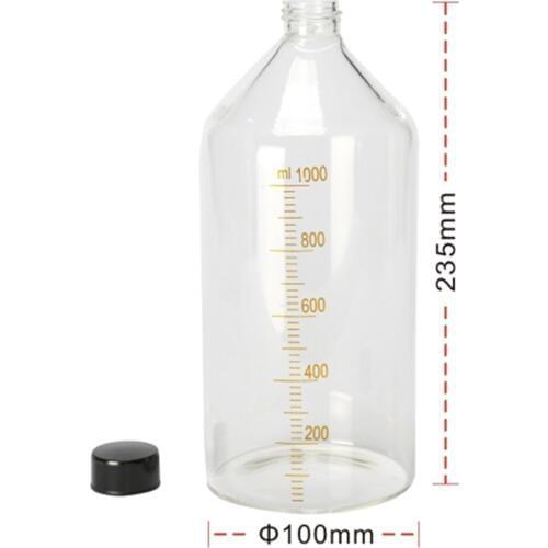 1000ml Glass Serum Anaerobic Bottle 1 Litre Lab Glassware