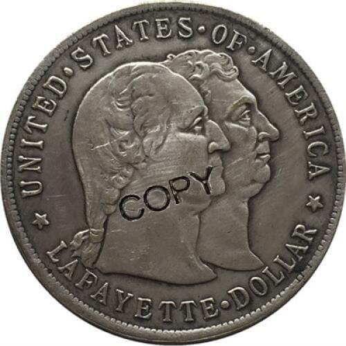 1900 Lafayette Commemorative in Ch.AU exact COIN COPY FREE SHIPPING