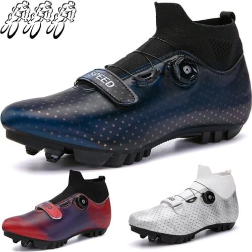 2021 New Professional Mountain Bike Mens Sapatilha Ciclismo Self-Locking Non-slip Road Bike Shoes Mens Racing Sports Shoes