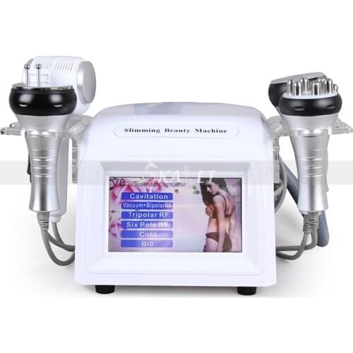 40K RF Multipolar Ultrasonic Negative Pressure Cavitation Fat Reduce Device Firm Eye Skin Shrink Pores Beauty Machine