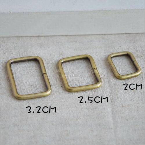 50pcs/lot Metal adjustable square ring buckles garment belt DIY Needlework Luggage Sewing handmade Bag purse buttons LW0463
