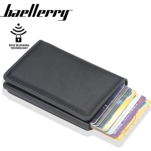 Aluminum Metal Credit Business Mini Card Wallet 2021 Man Women Smart Wallet Business Card Holder Rfid Wallet Dropshipping