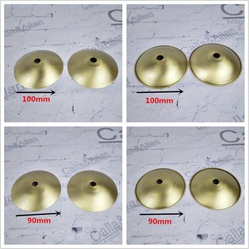 Free shipping D100x18mm Lamp base cup brass material shade cover lighting accessories of shade hat lamp base cover holder cup
