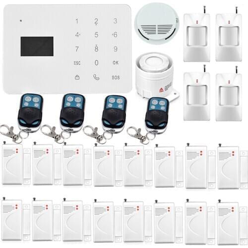 Free shipping DHL YA-700-GSM-12 Free shipping Wireless SMS Home GSM Alarm system House intelligent Burglar Security Alarm System