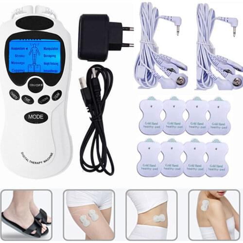 Electric herald Tens Muscle Stimulator Acupuncture Body Massage Digital Therapy Machine Electrostimulator
