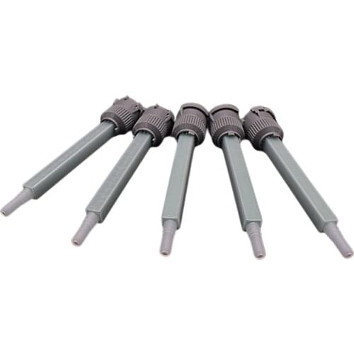 5pc Epoxy Adhesive Applicator 1:1 Static Mixer Mixing Nozzle Caulking Gun Dispenser Dual Cartridge Square Mixing Nozzle Tube Set
