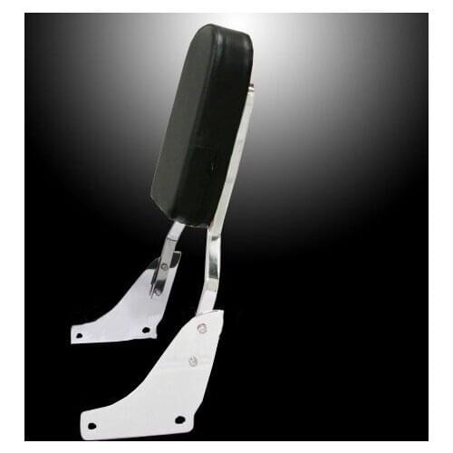 CHROME FLAME BACKREST SISSY BAR for Honda Shadow ACE 1100 Passenger Seat w/Pad