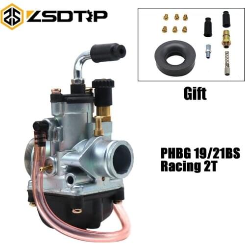 ZSDTRP PHBG 19BS 21BS Motorcycle Carburetor Carb Racing Dellorto Carburetor Carb For Yamaha YQ50 NS50 for Aprilia Area 51