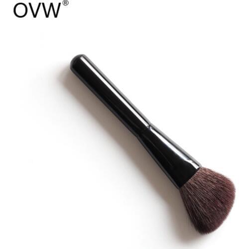 OVW Slanted Goat Hair Powder Brush All-over Makeup Brush Diffuse Brushes Cosmetic Tool DLH01