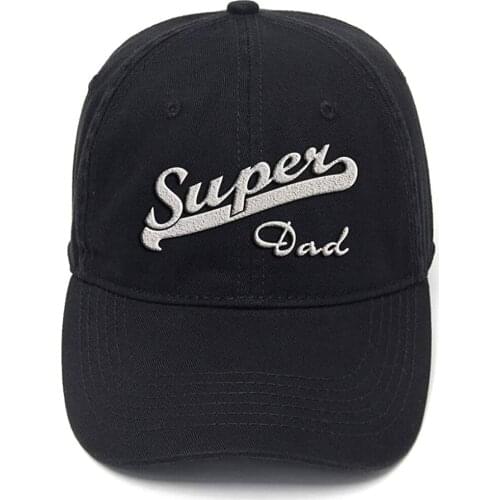 Lyprerazy Super Dad Awesome Washed Cotton AdjustableMen Women Unisex Hip Hop Cool Flock Printing Baseball Cap