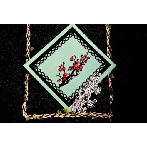 Chinese Style Plum blossom Metal Cutting Dies Decorative Scrapbooking Steel Craft Embossing Paper Cards Photo Stencils Dies