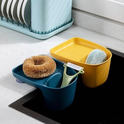 Multifunctional Drain Basket Dish Rack Sink Storage Holder Soap Sponge Cutlery Organizer cocina organizador Kitchen Accessories