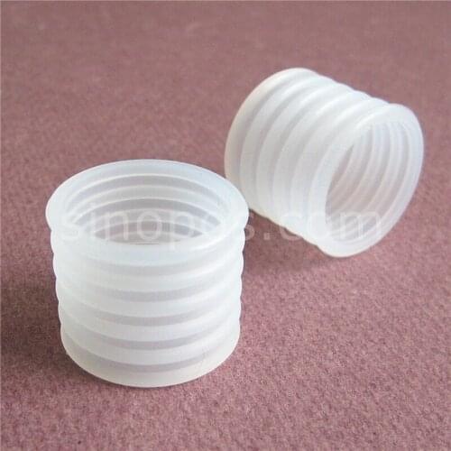 Non-slip Sleeve Hanger Grip, rubberized no kant slip tube ring strips wood hangers antiskid shoulder gripper silicone pad cover