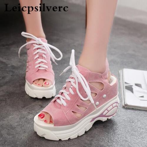 The new summer leisure lvkong fish mouth women shoes by high permeability with sponge women sandals