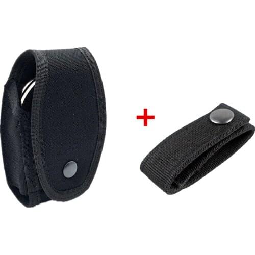 Outdoor Hunting Bag Nylon Quick Out Tactical Molle Handcuff Case Pouch Tool Key Phone Holder with Secure Snap and Belt Loop