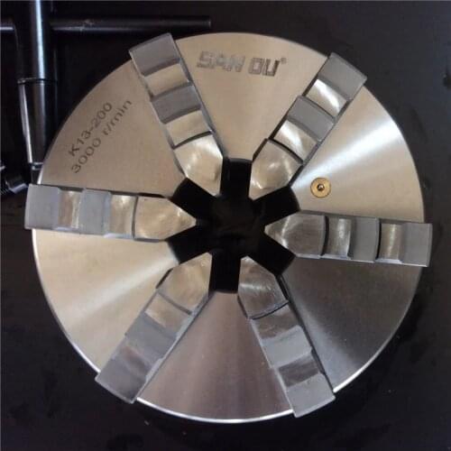 Jaw Lathe Chuck Lathe Chuck 6Jaw 125mm Self-Centering Six Jaw 5'' Chuck M8 for CNC Milling Lathe Machine K13-125