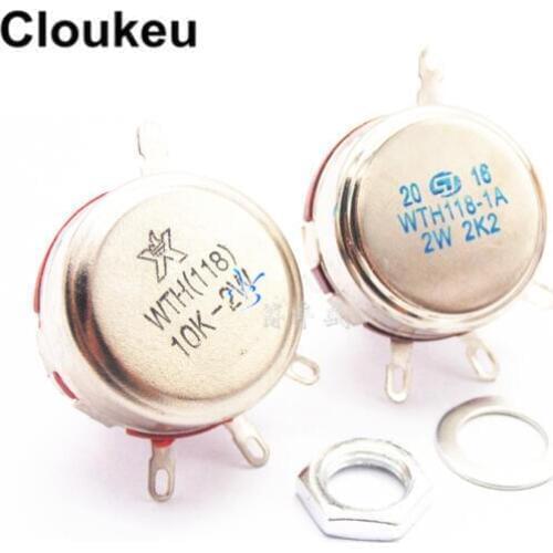 WTH118-1A 2W Potentiometer switch 500K 1M 2M2 4M7