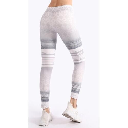 Brand Hot Sales Leggings Mandala Mint Print Fitness legging High Elasticity Leggins Legins Trouser Pants for women