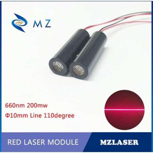 High Power 660nm200mw 110degree industrial ACC drive red line laser module
