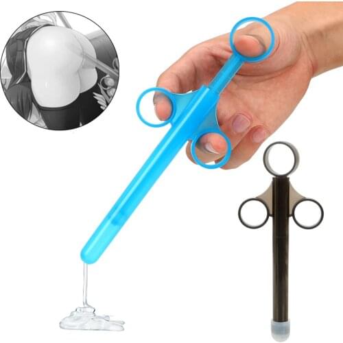 Lubricant Syringe Sex Aids Tool Medical Anal Enema Injector Vaginal Cleaning Lube Launcher SM Erotic Sex Products For Couples