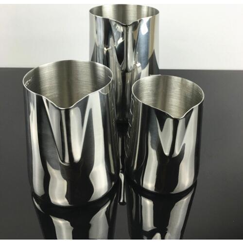 1PC Stainless Steel Coffee Pull Flower Tool Coffee Pot Coffee Utensil Milk Foam Cup Beat Cup Fancy Cup Coffee Apparatus PH 005