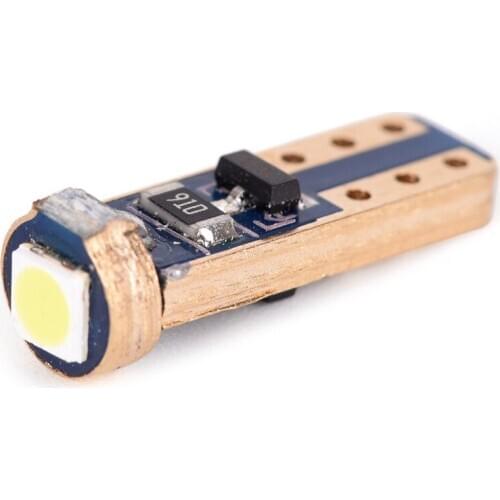 10pcs X T5 3030 12V Canbus 37 70 73 74 W5W LED 1SMD White borad Light Bulb