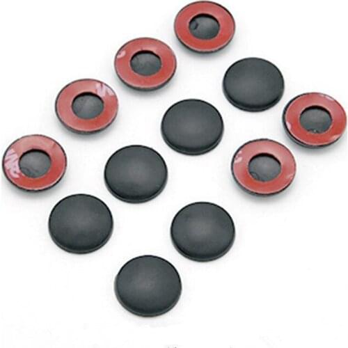 12Pcs Universal Car Door Lock Screw Protector Sticker Cover for Toyota Corolla Avensis Rav4 Yaris Auris Camry Prius Hilux Verso