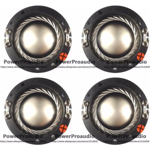 4pcs 44.4mm 44.5mm 2425 titanium diaphragm Tweeters voice coil Replacement Diaphragm for Samson CD44T Driver 8 ohm