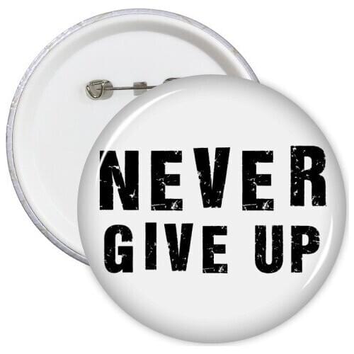 Quote Round Pins Badge Button Clothing Decoration Gift 5pcs