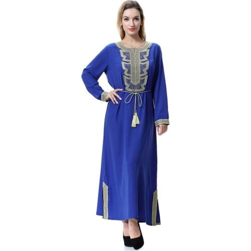 Abaya Dubai Turkey Muslim Fashion Dress European Islam Clothing Dresses For Women African Costume African Robe Muslim Clothing