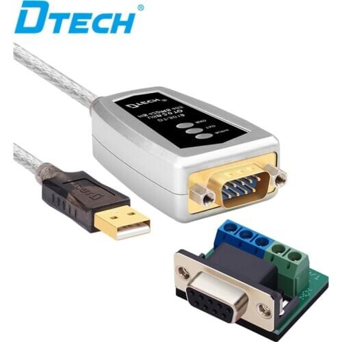 Rs232 RS485 Adapter Dtech Plug and Play USB 2.0 to RS422 RS485 Converter Cable 1.2m