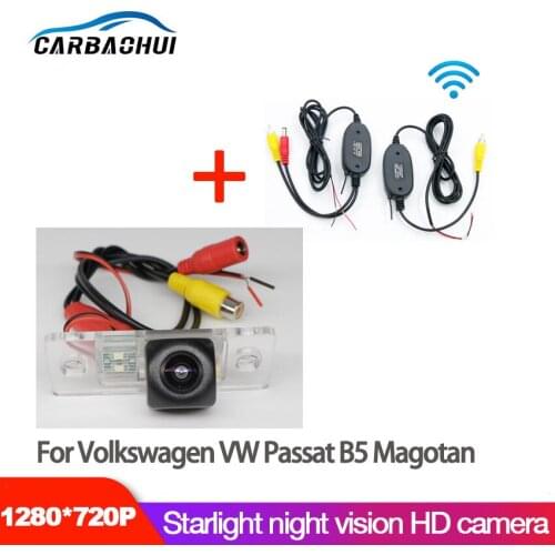 Car Rear View Back Up Reverse Parking Camera For Volkswagen VW Passat B5 Magotan 1996~2010 Night Vision Waterproof CCD FULL HD